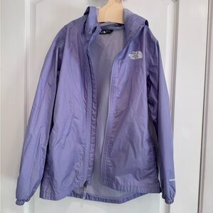 The North Face Lavender rain jacket windbreaker size 10-12